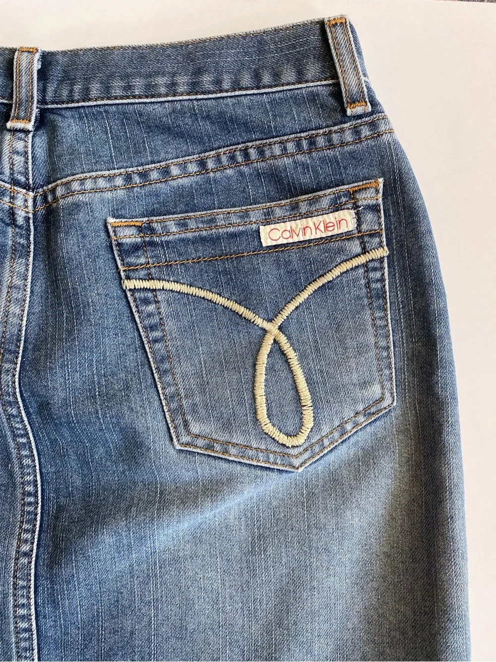 Vintage Calvin Klein Denim Skirt